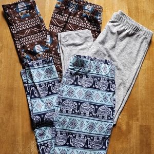 NWT No Boundaries bundle of 3 leggings. Woman's size Medium 7/9.